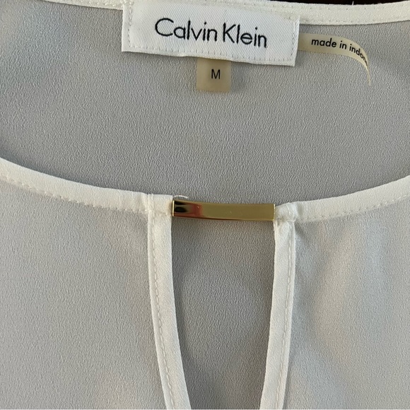 Calvin Klein White top-NWOT - Picture 2 of 5